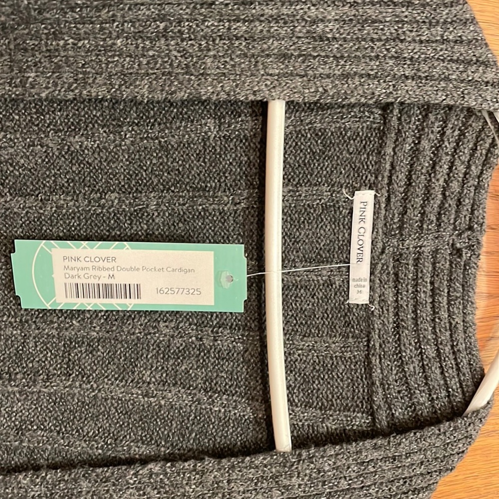 Pink Clover gray cardigan